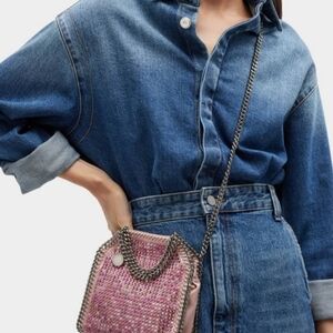 STELLA MCCARTNEYFalabella Tiny Crystal Tote Bag